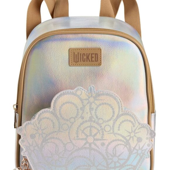 Wicked Glinda Iridescent Mini Backpack with Shell Design main image 6